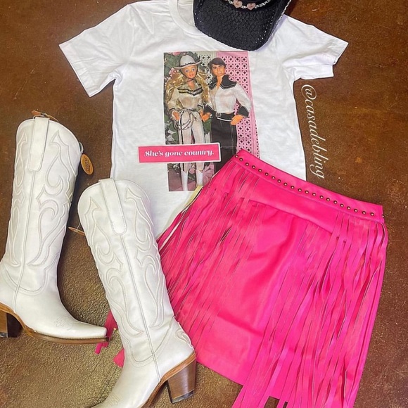 Tall white corral Boots new in box. - Picture 2 of 6